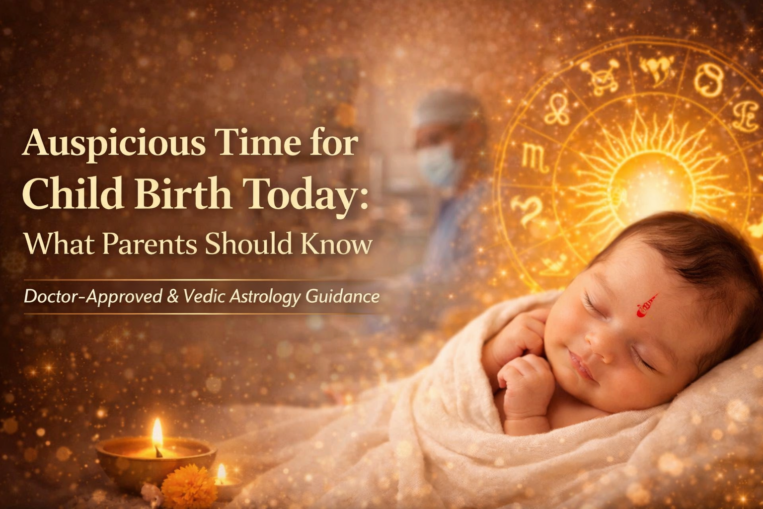 auspicious time for child birth today